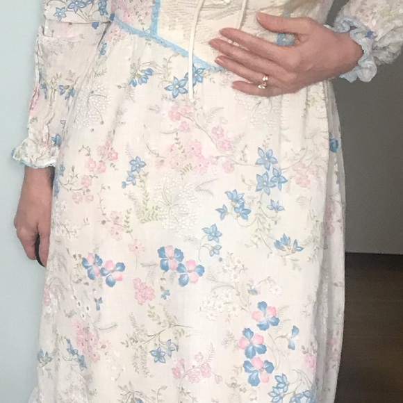 SOLD Gunne Sax style prairie maxi size XS - Picture 7 of 8